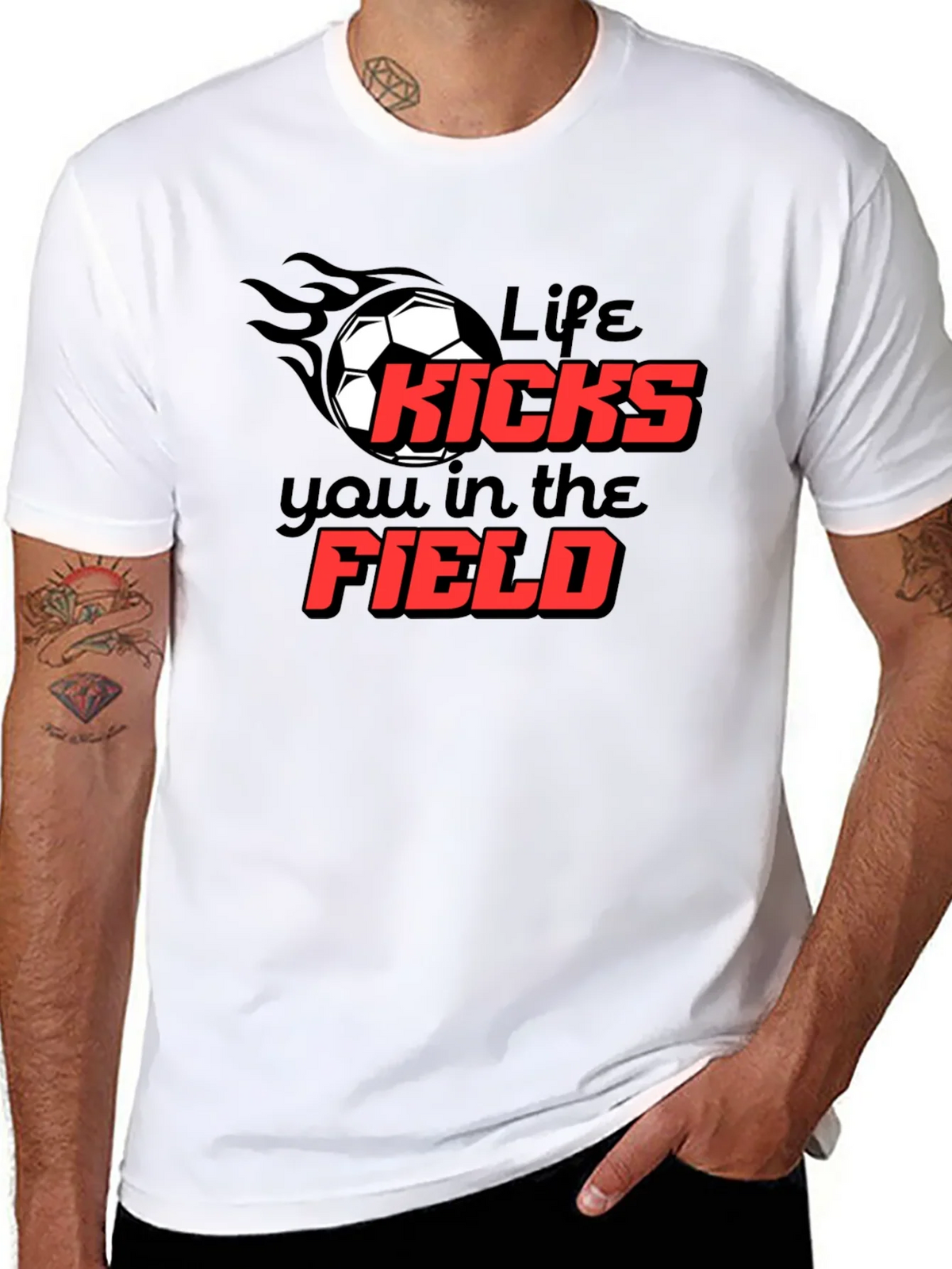 Life Kicks You T-Shirt product image 6