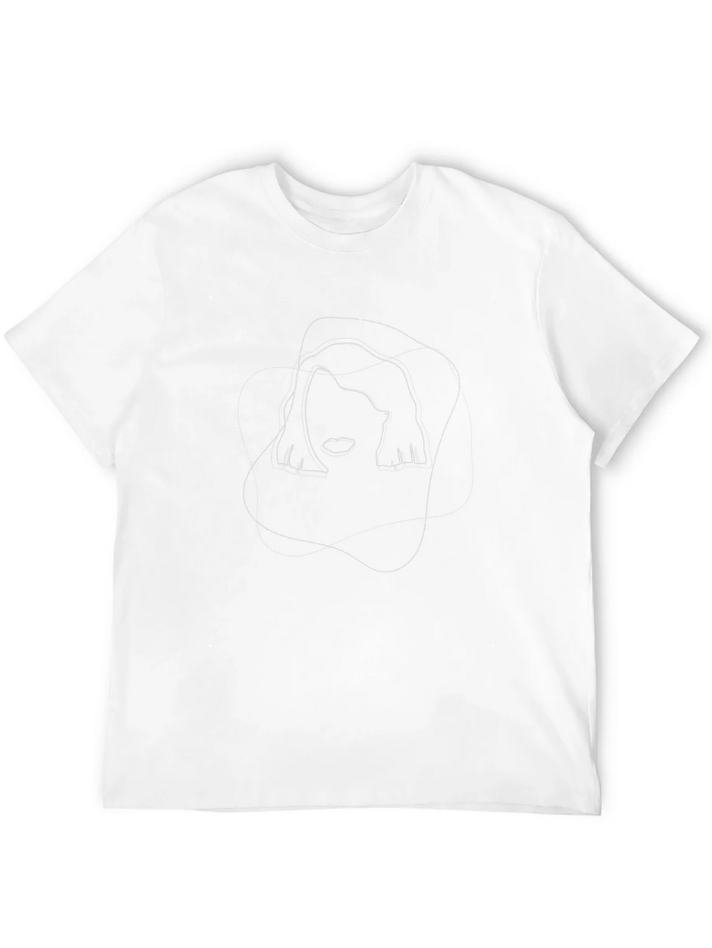 Abstract Line Art Graphic Tee - Black product image 11
