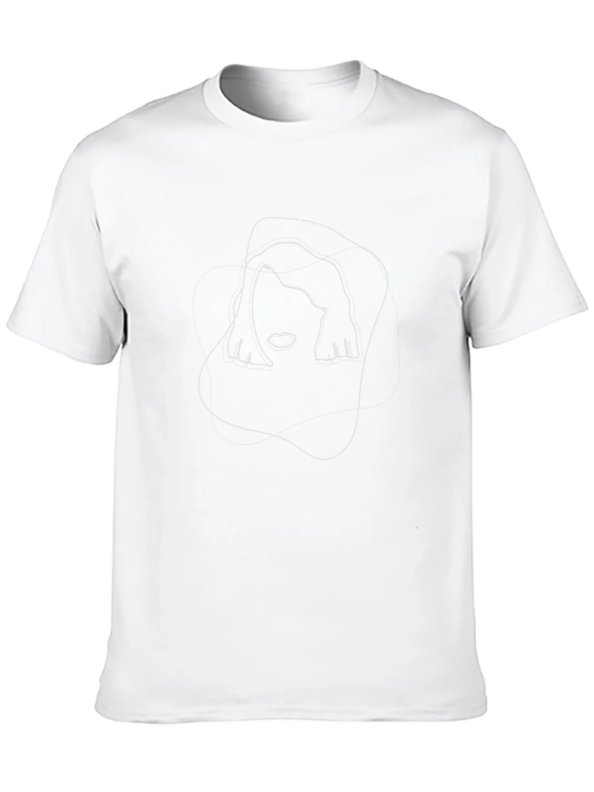 Abstract Line Art Graphic Tee - Black product image 9