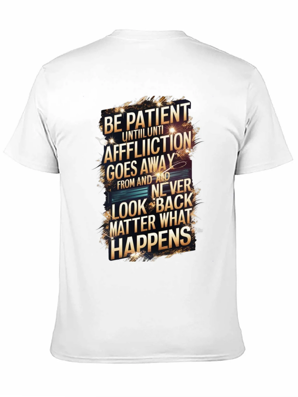 Be Patient Graphic Print Black T-Shirt product image 10