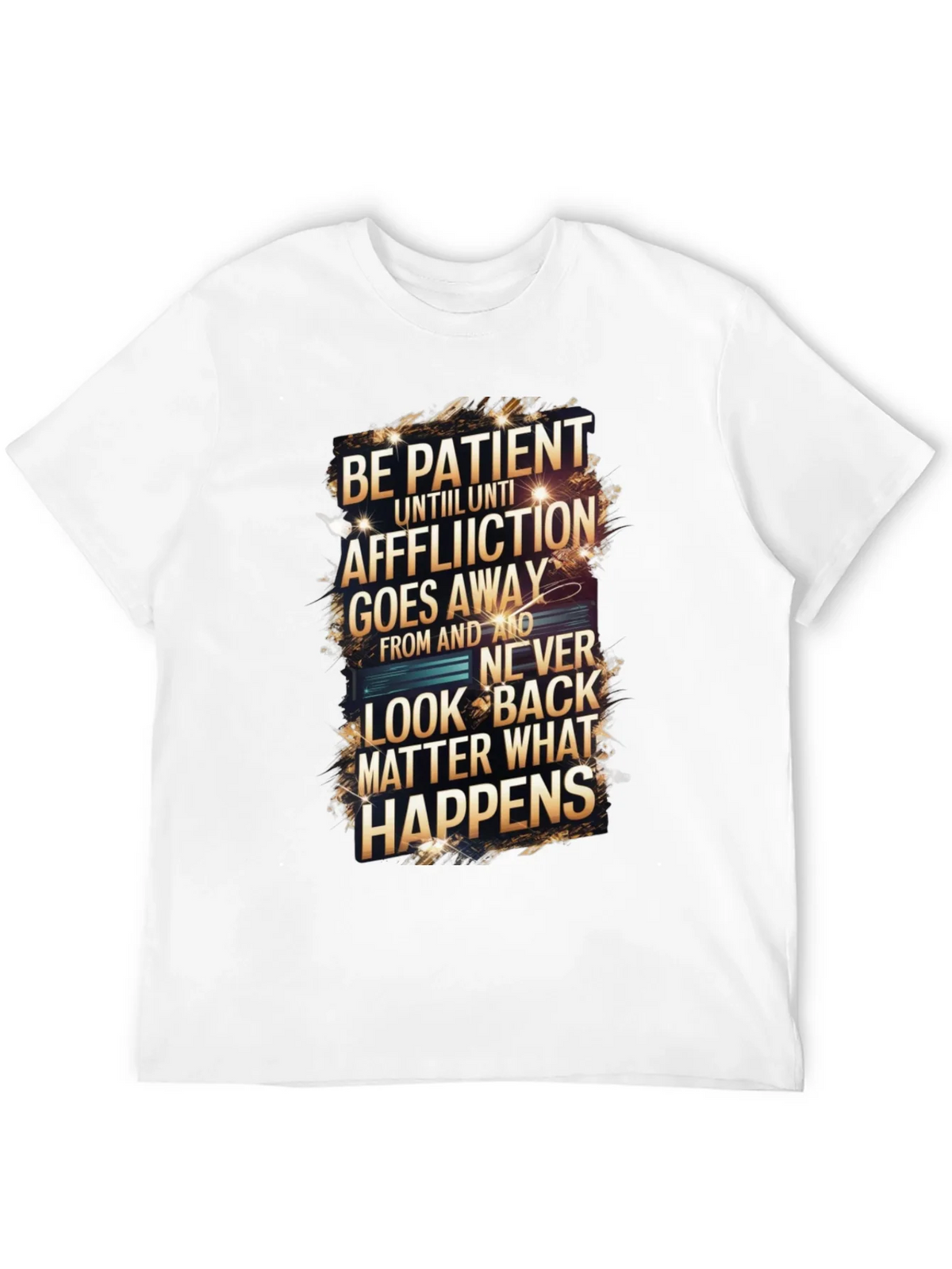 Be Patient Graphic Print Black T-Shirt product image 11