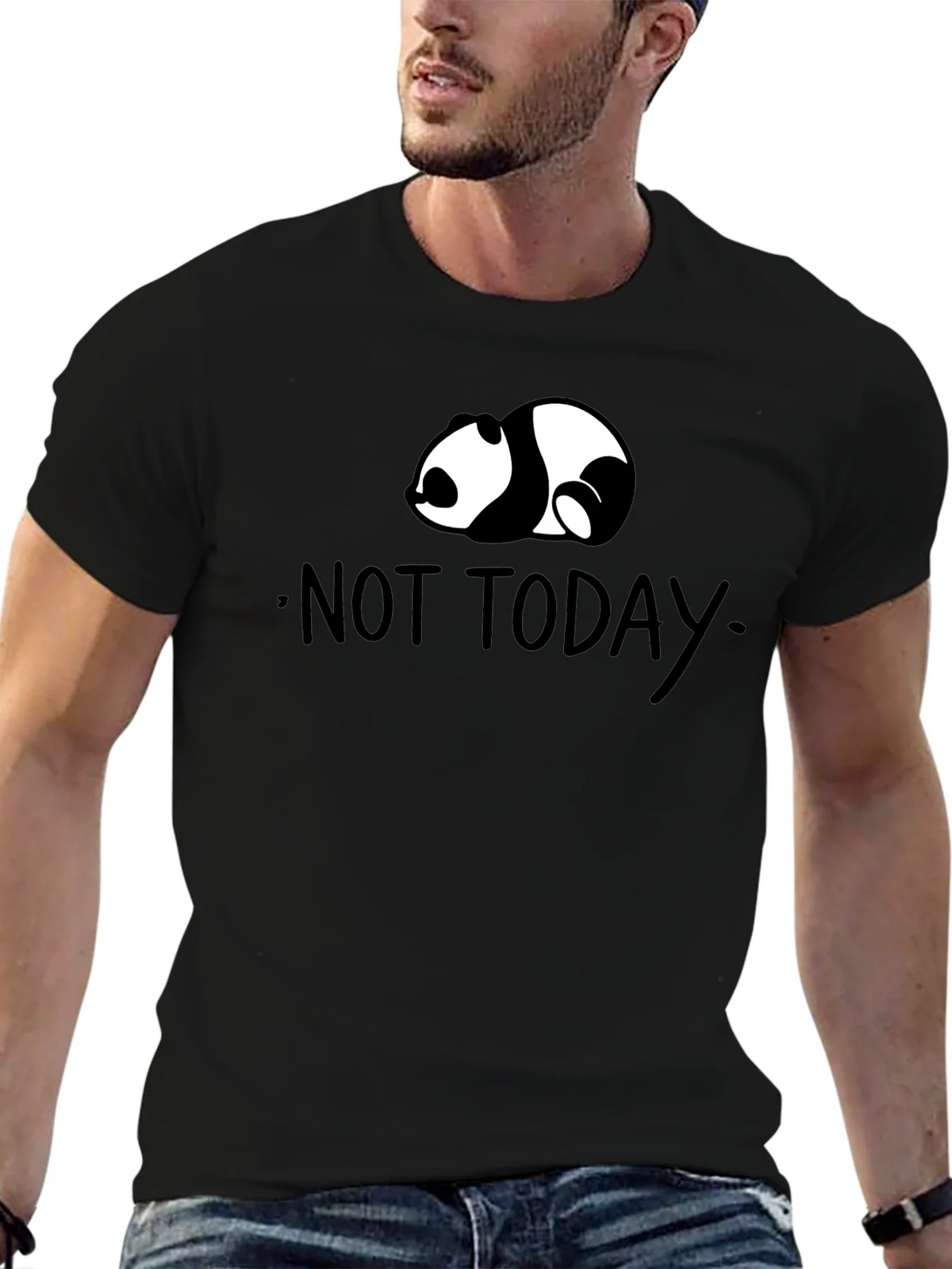 Not Today Panda T-Shirt - Lazy Day Comfort product image 6