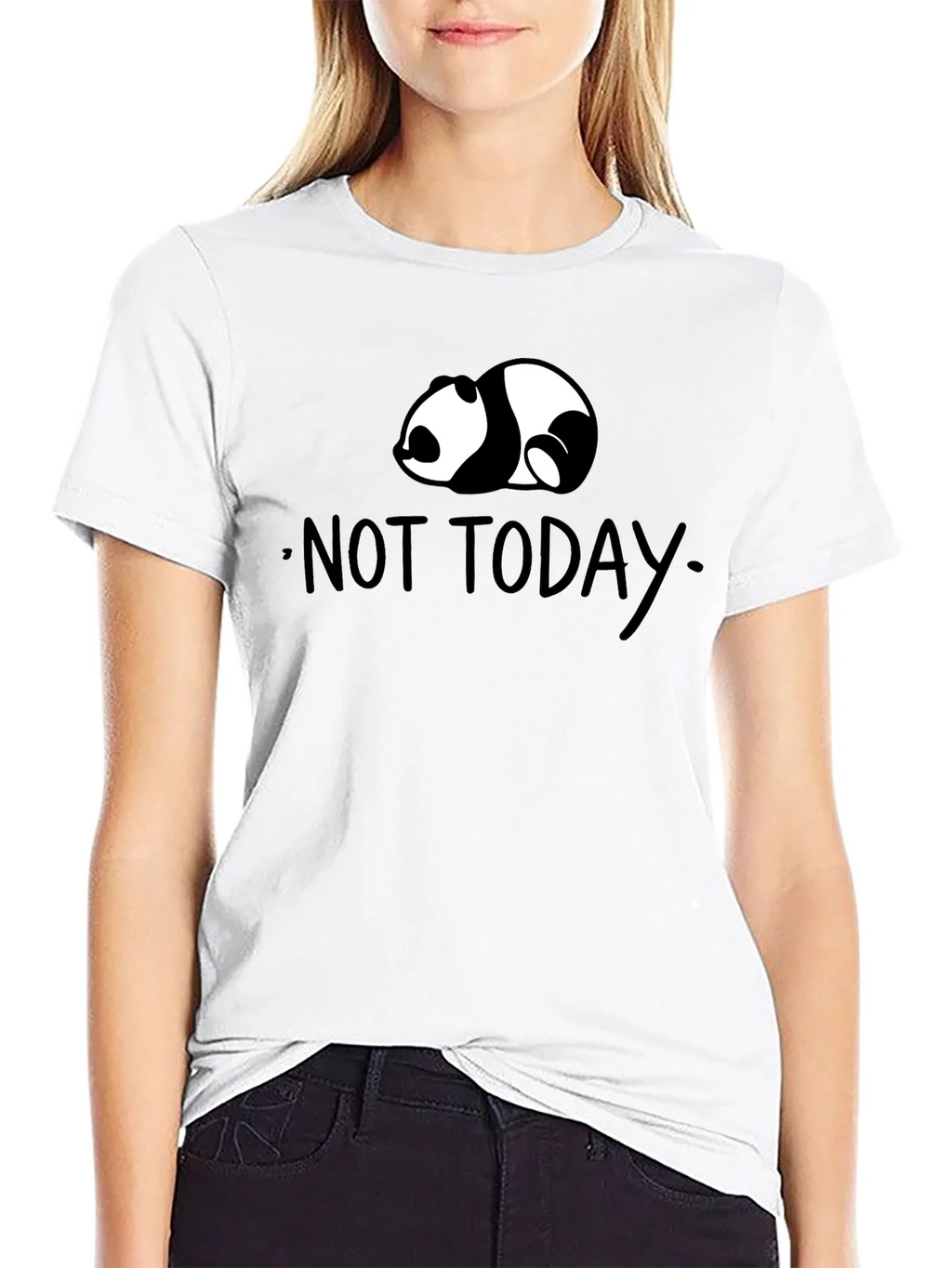 Not Today Panda T-Shirt - Lazy Day Comfort product image 8