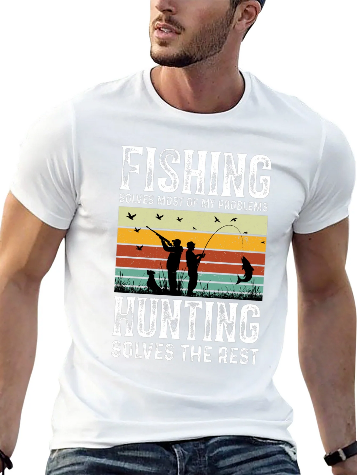 Fishing & Hunting Graphic T-Shirt for Outdoorsmen product image 11