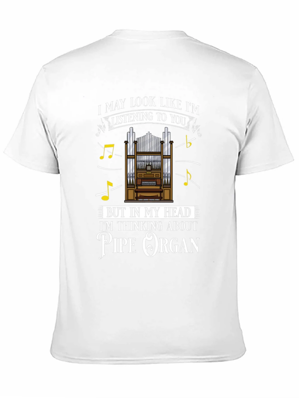 Pipe Organ T-Shirt - Musicians Humor Tee product image 9