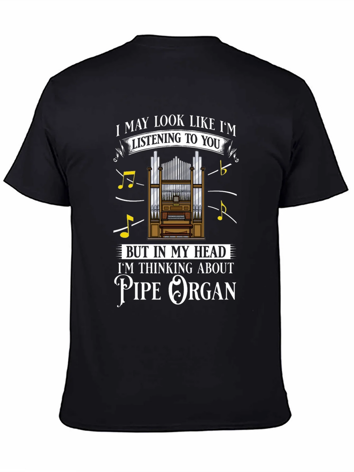 Pipe Organ T-Shirt - Musicians Humor Tee product image 3