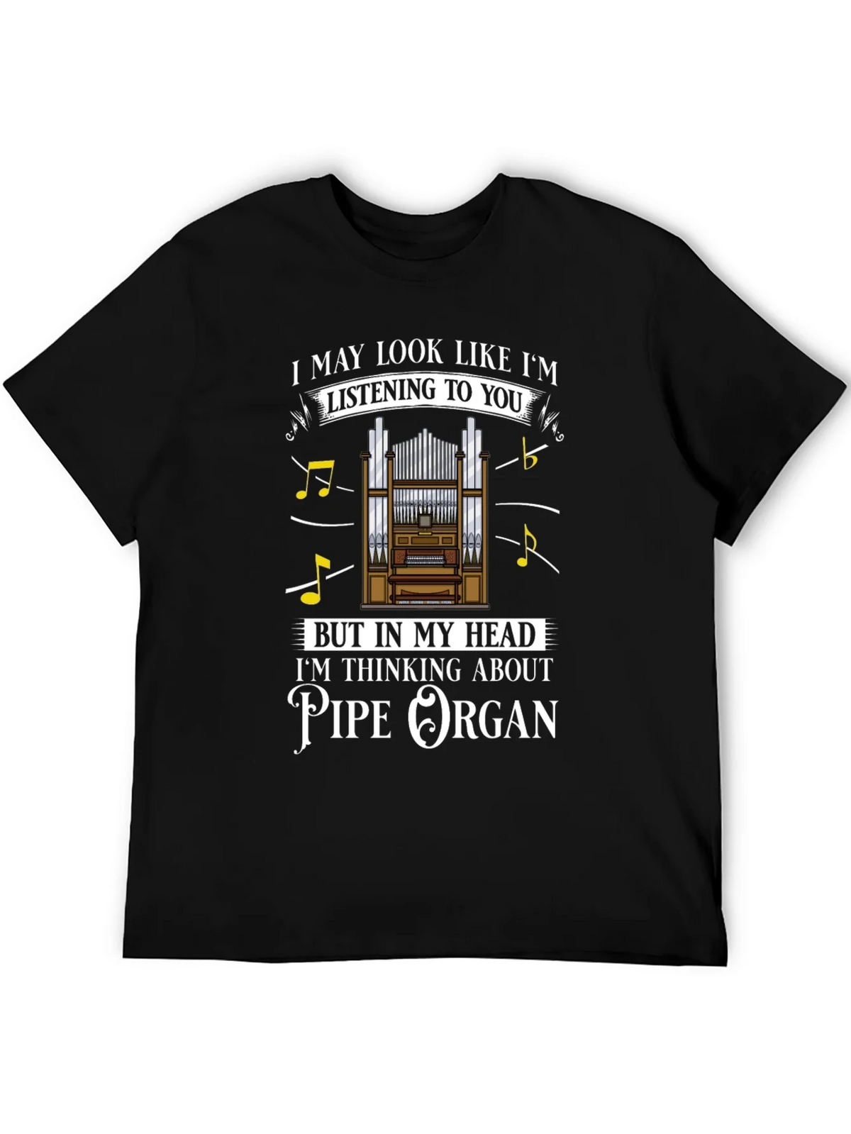 Pipe Organ T-Shirt - Musicians Humor Tee product image 4