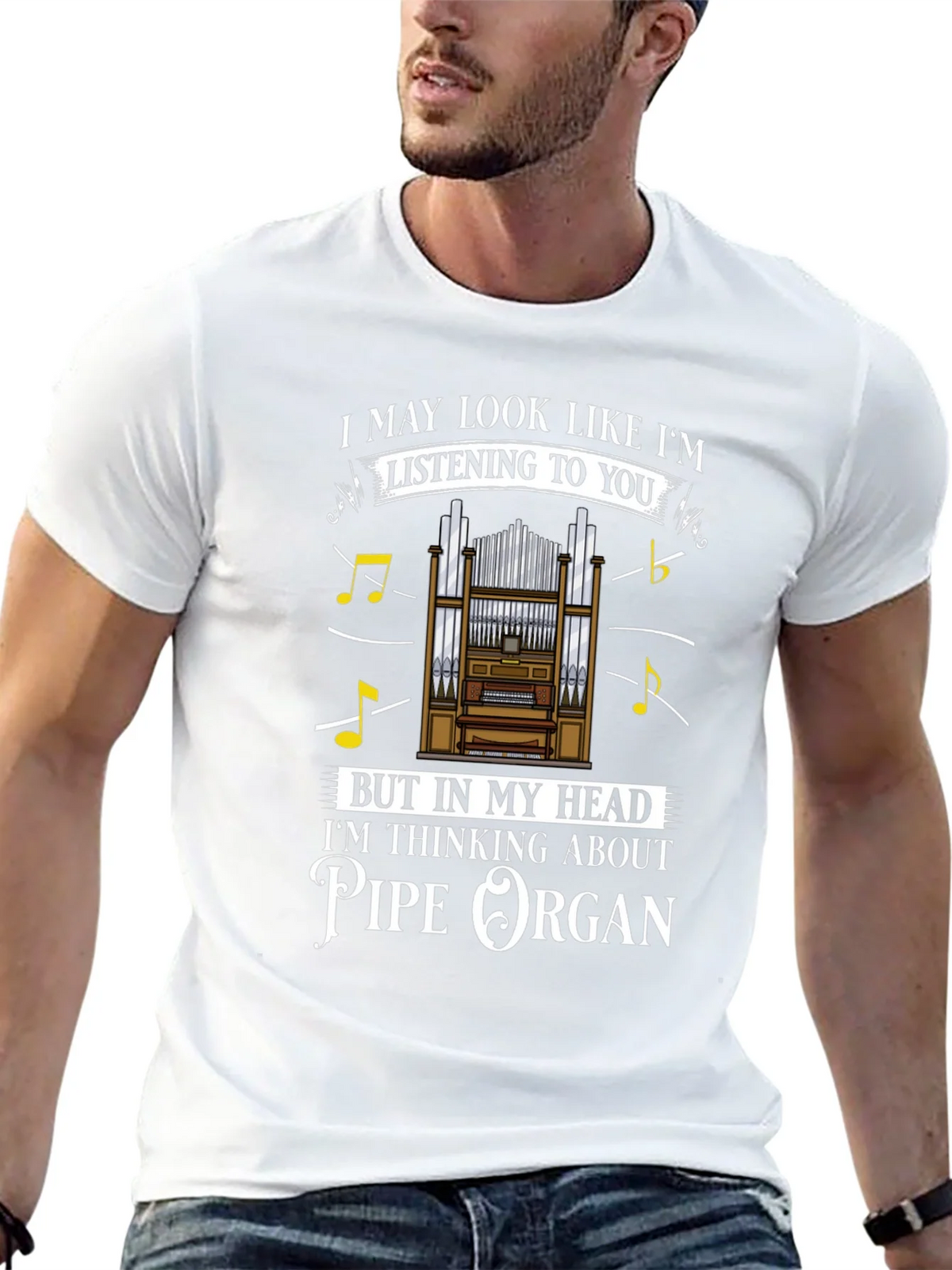 Pipe Organ T-Shirt - Musicians Humor Tee product image 11