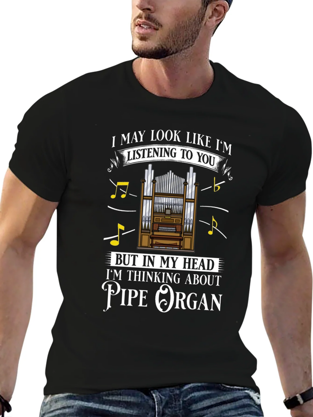 Pipe Organ T-Shirt - Musicians Humor Tee product image 5