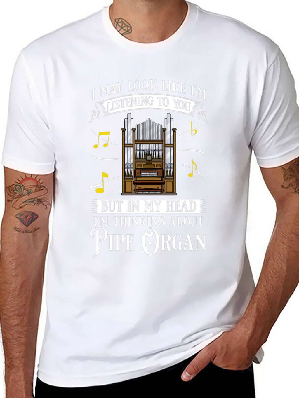 Pipe Organ T-Shirt - Musicians Humor Tee product image 6