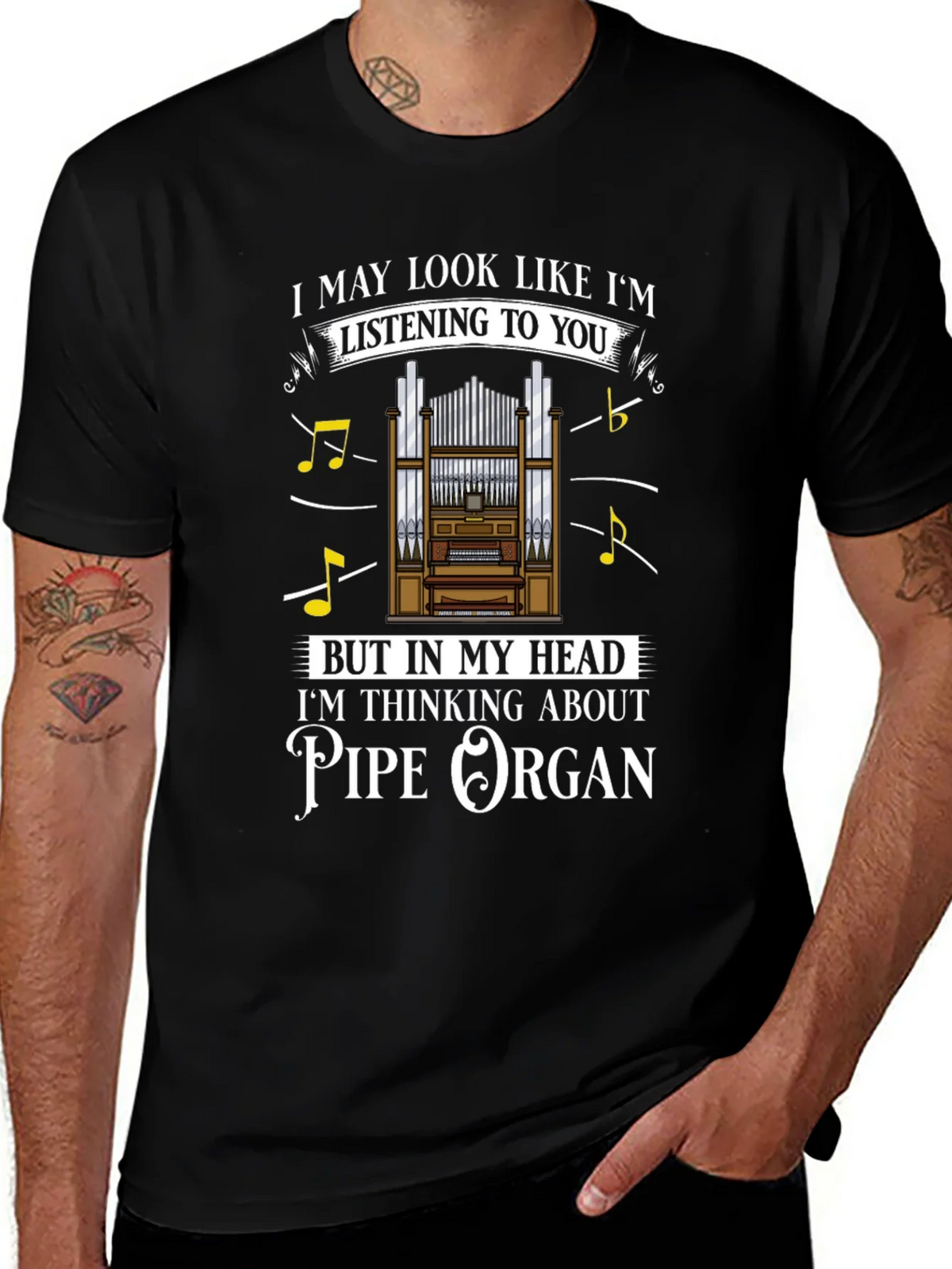 Pipe Organ T-Shirt - Musicians Humor Tee product image 1