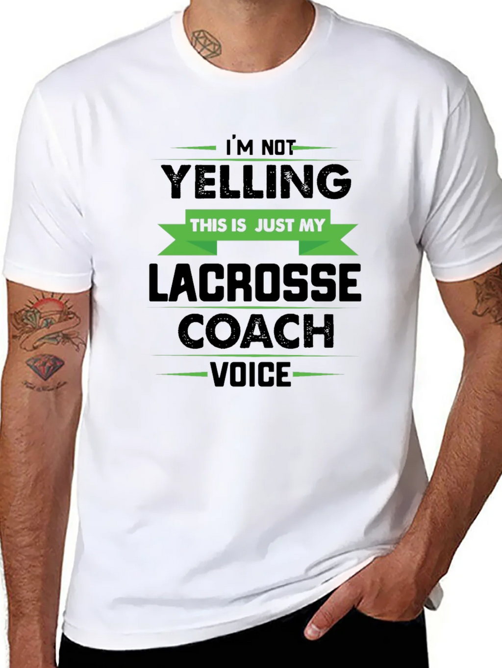 Lacrosse Coach Voice T-Shirt Funny Gift Idea product image 5