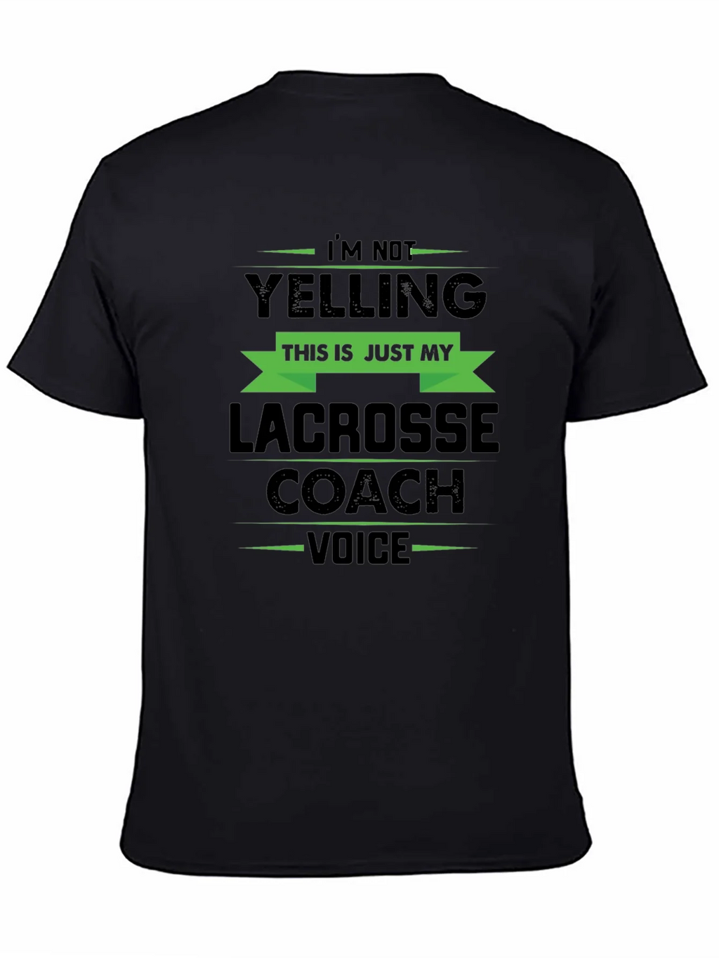 Lacrosse Coach Voice T-Shirt Funny Gift Idea product image 3
