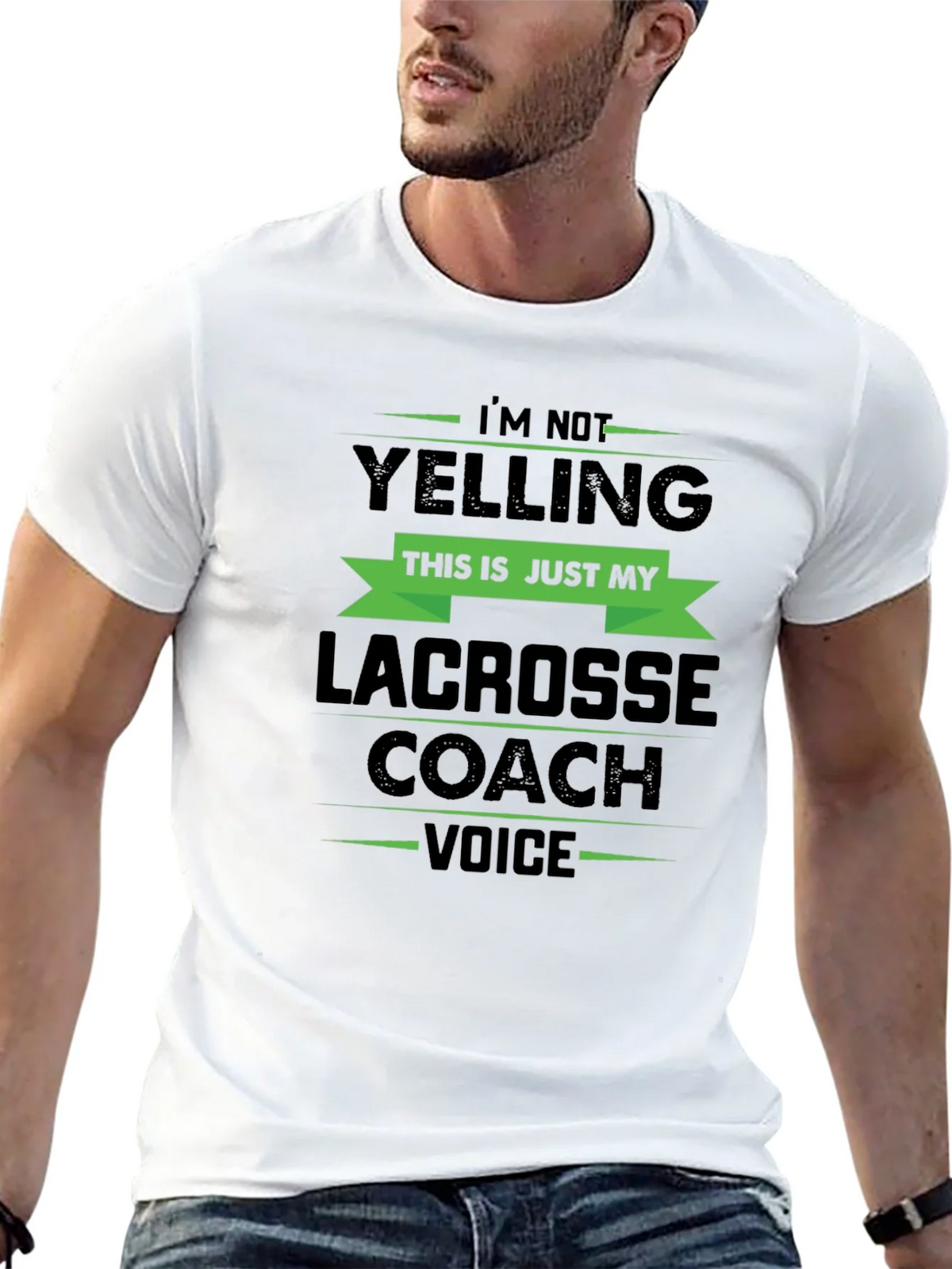 Lacrosse Coach Voice T-Shirt Funny Gift Idea product image 8