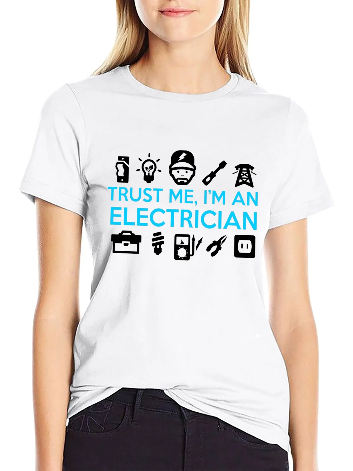 Trust Me Im An Electrician T-Shirt product image 8