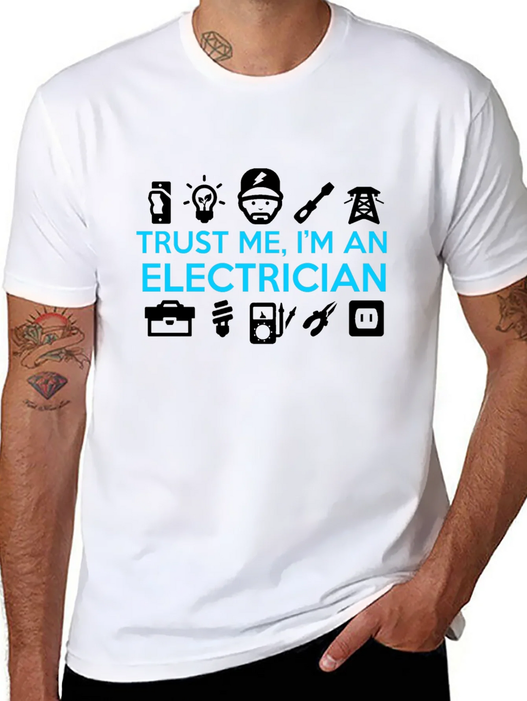 Trust Me Im An Electrician T-Shirt product image 7