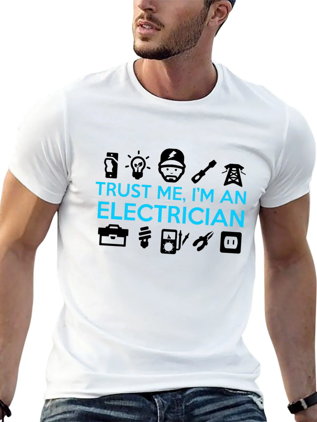 Trust Me Im An Electrician T-Shirt product image 12