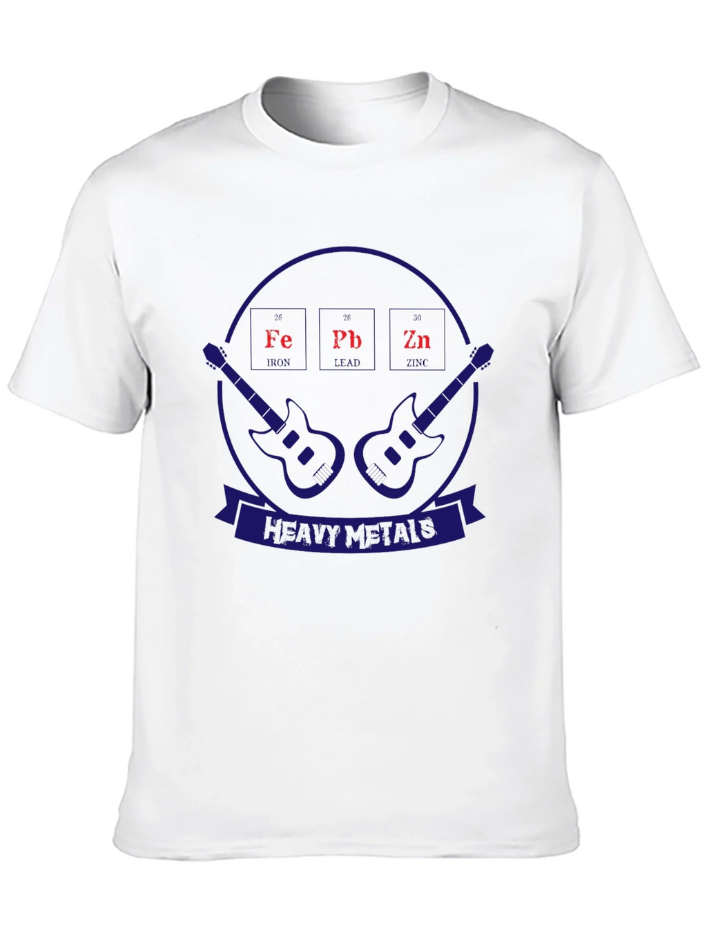 Heavy Metals T-Shirt Periodic Table Guitar Design product image 7