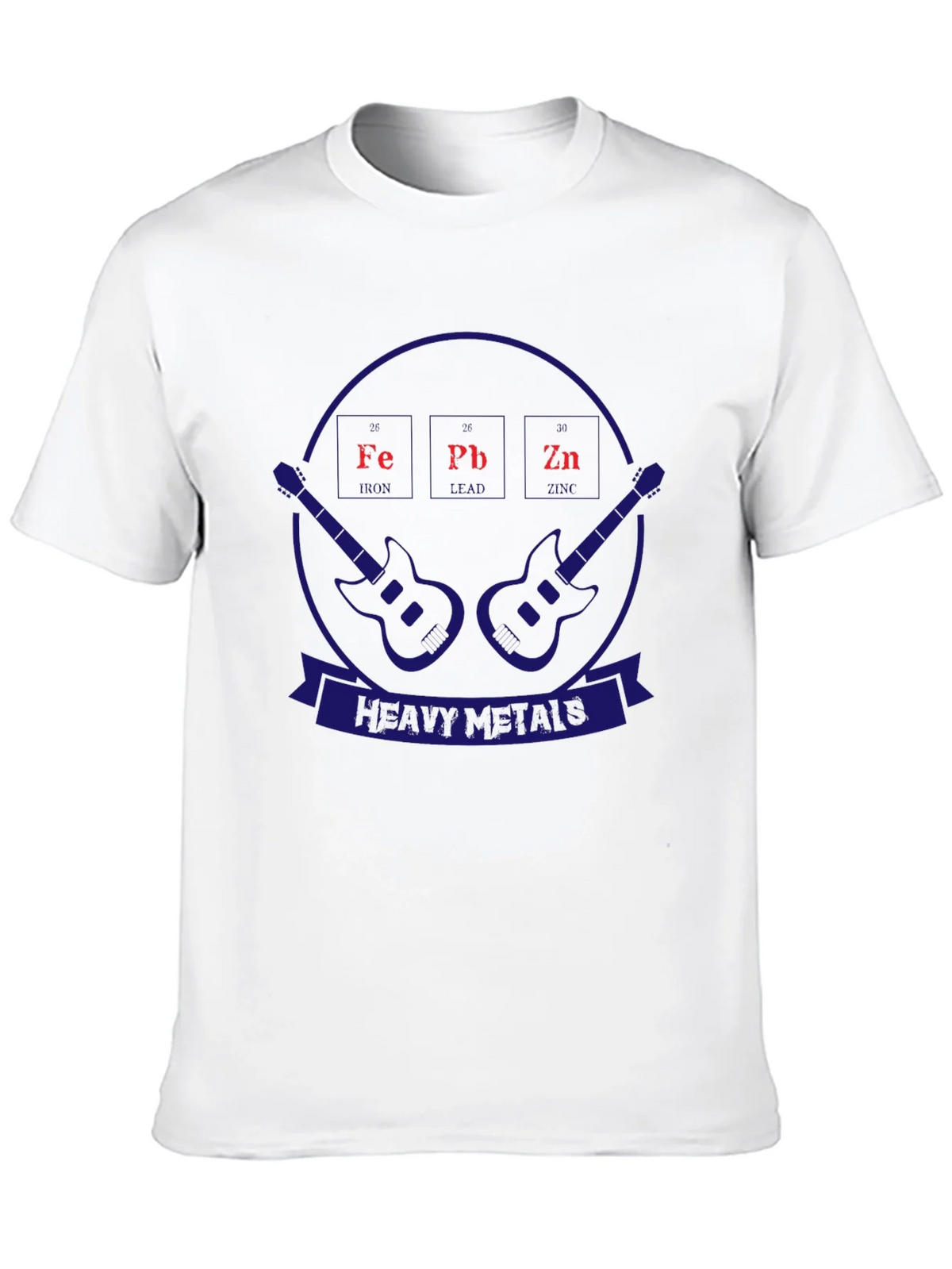 Heavy Metals T-Shirt Periodic Table Guitar Design product image 7