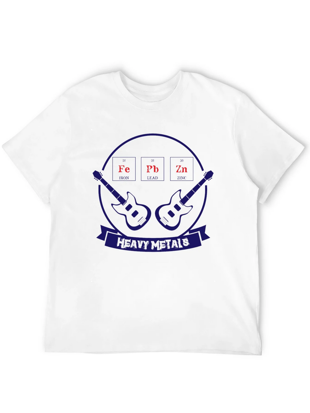 Heavy Metals T-Shirt Periodic Table Guitar Design product image 9