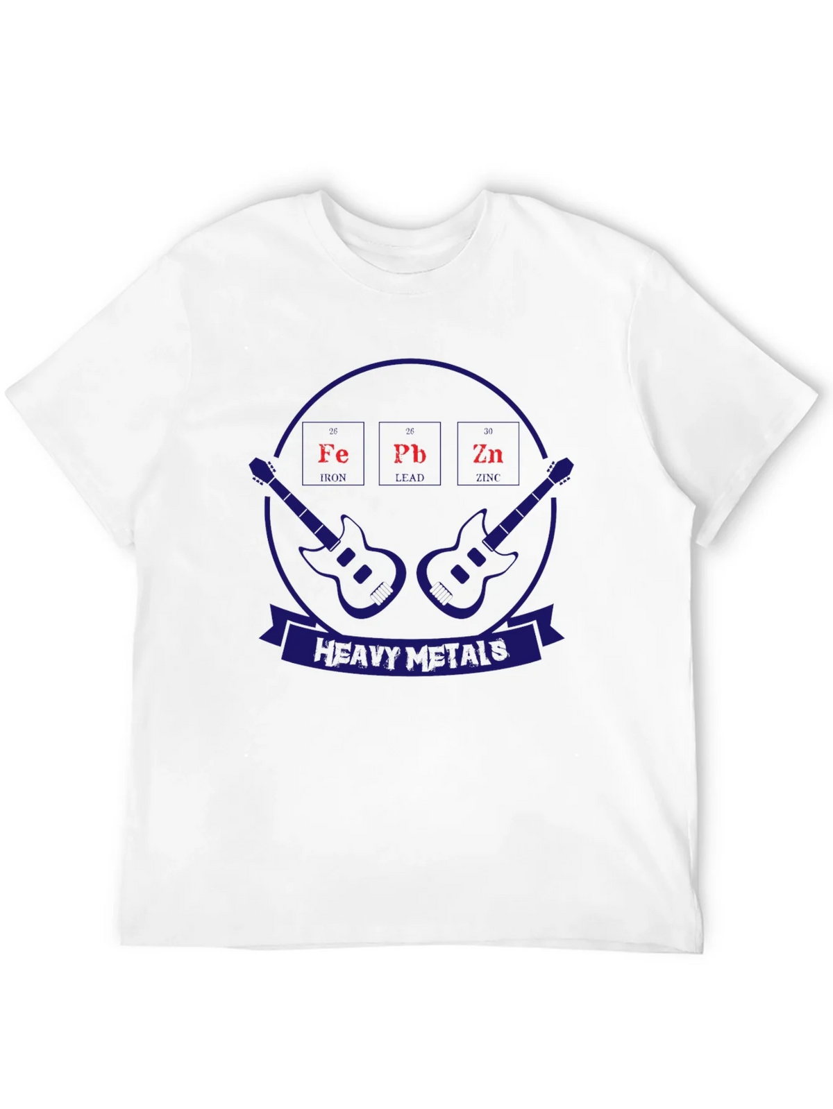 Heavy Metals T-Shirt Periodic Table Guitar Design product image 9