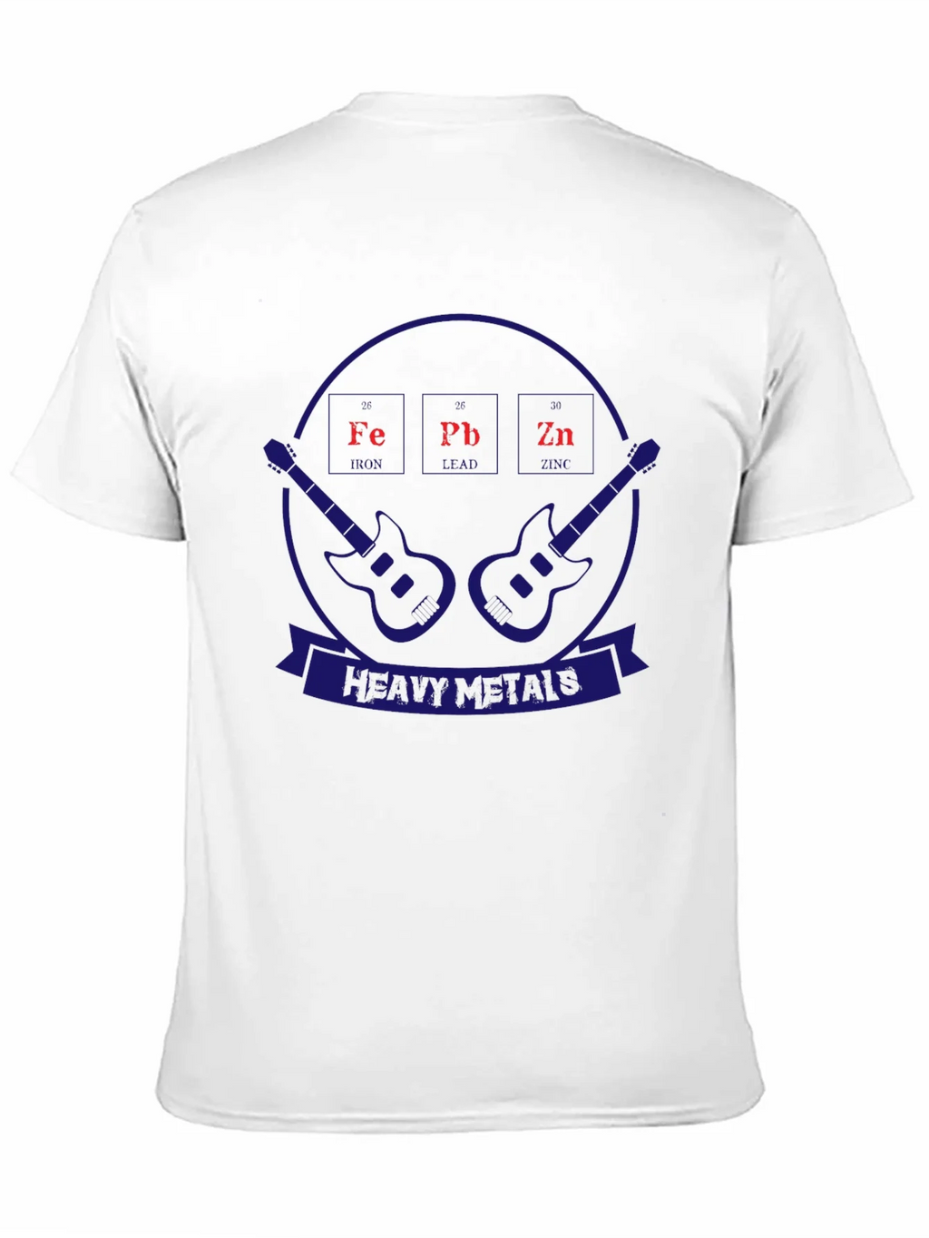 Heavy Metals T-Shirt Periodic Table Guitar Design product image 8