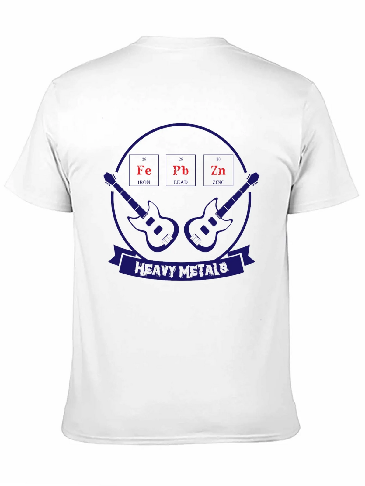 Heavy Metals T-Shirt Periodic Table Guitar Design product image 8
