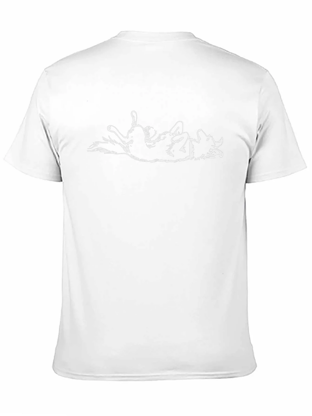 Lazy Dog Graphic Tee - Black Cotton T-Shirt product image 6