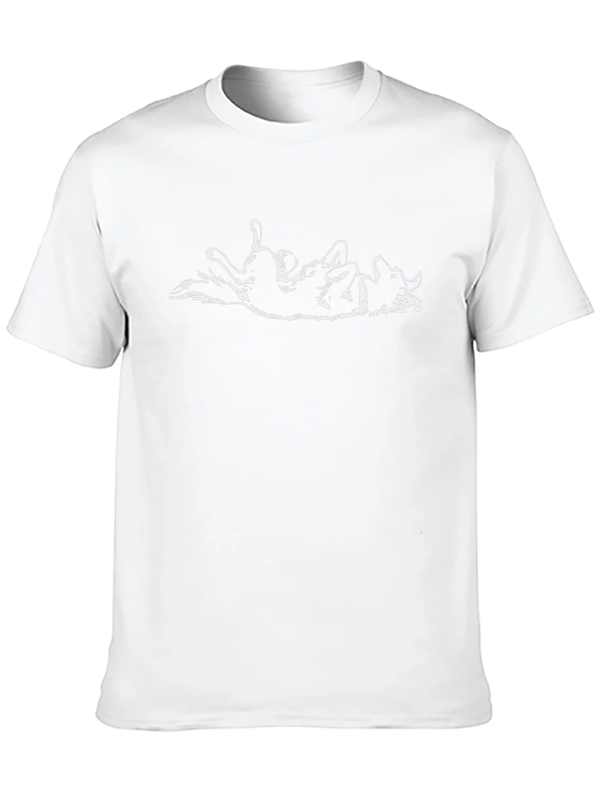 Lazy Dog Graphic Tee - Black Cotton T-Shirt product image 5