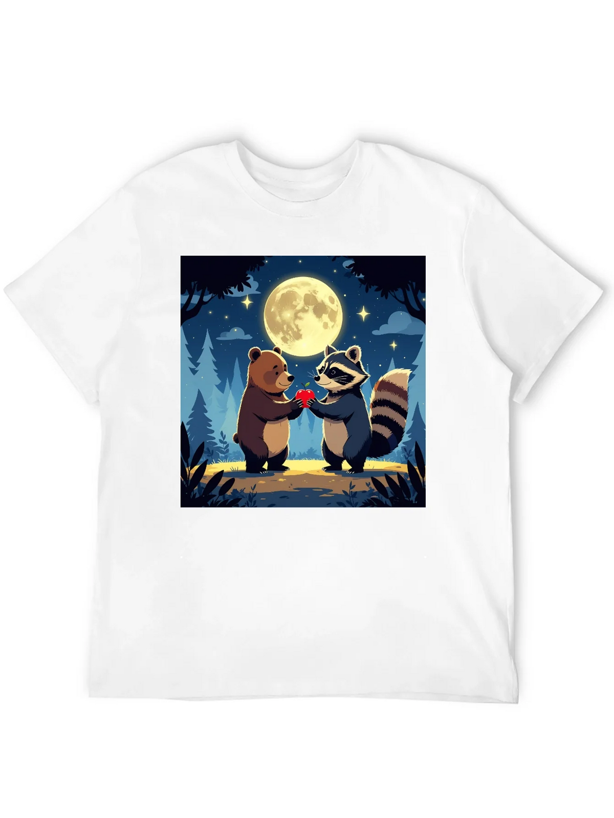 Bear & Raccoon Love T-Shirt product image 11