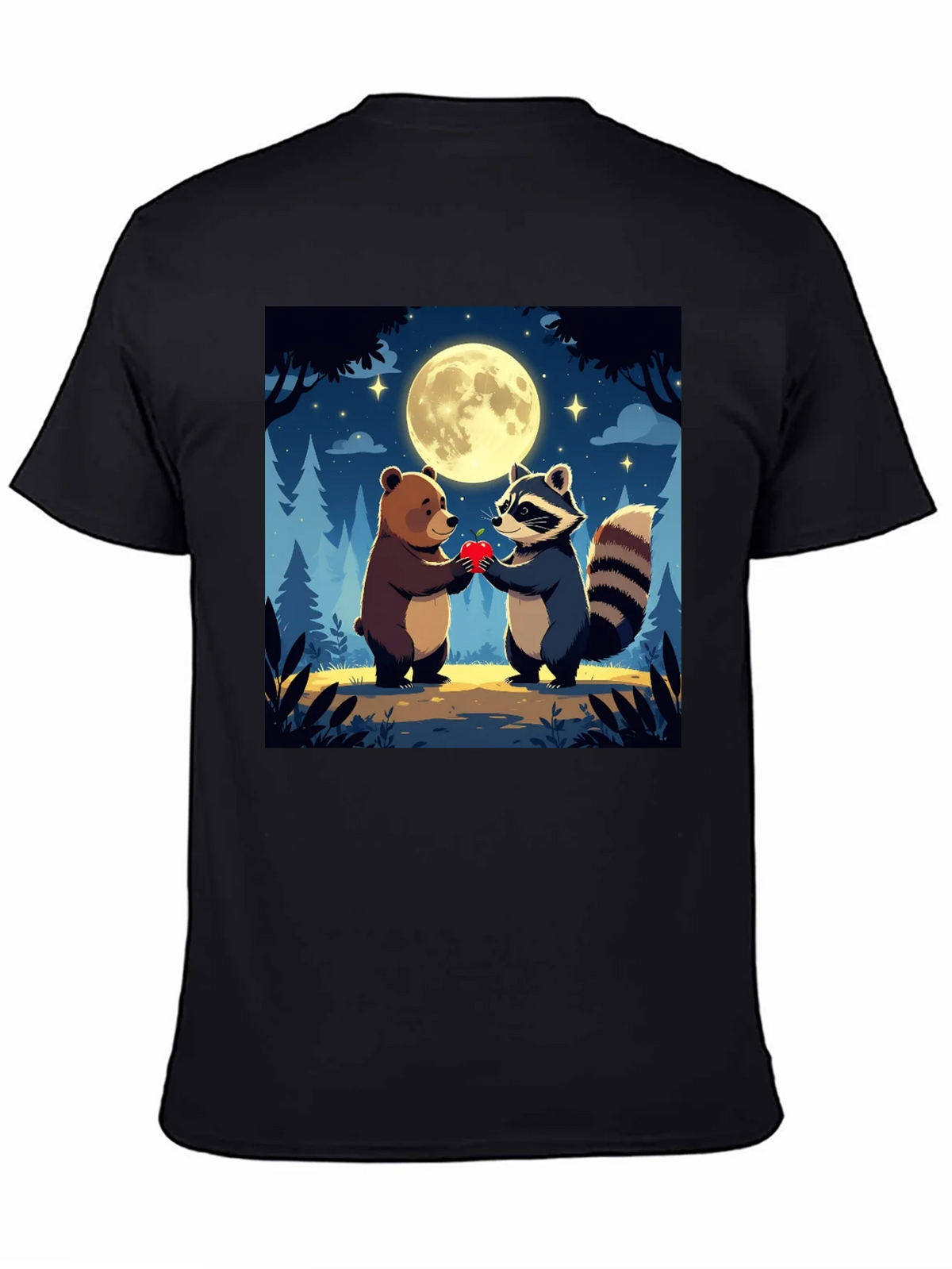 Bear & Raccoon Love T-Shirt product image 4