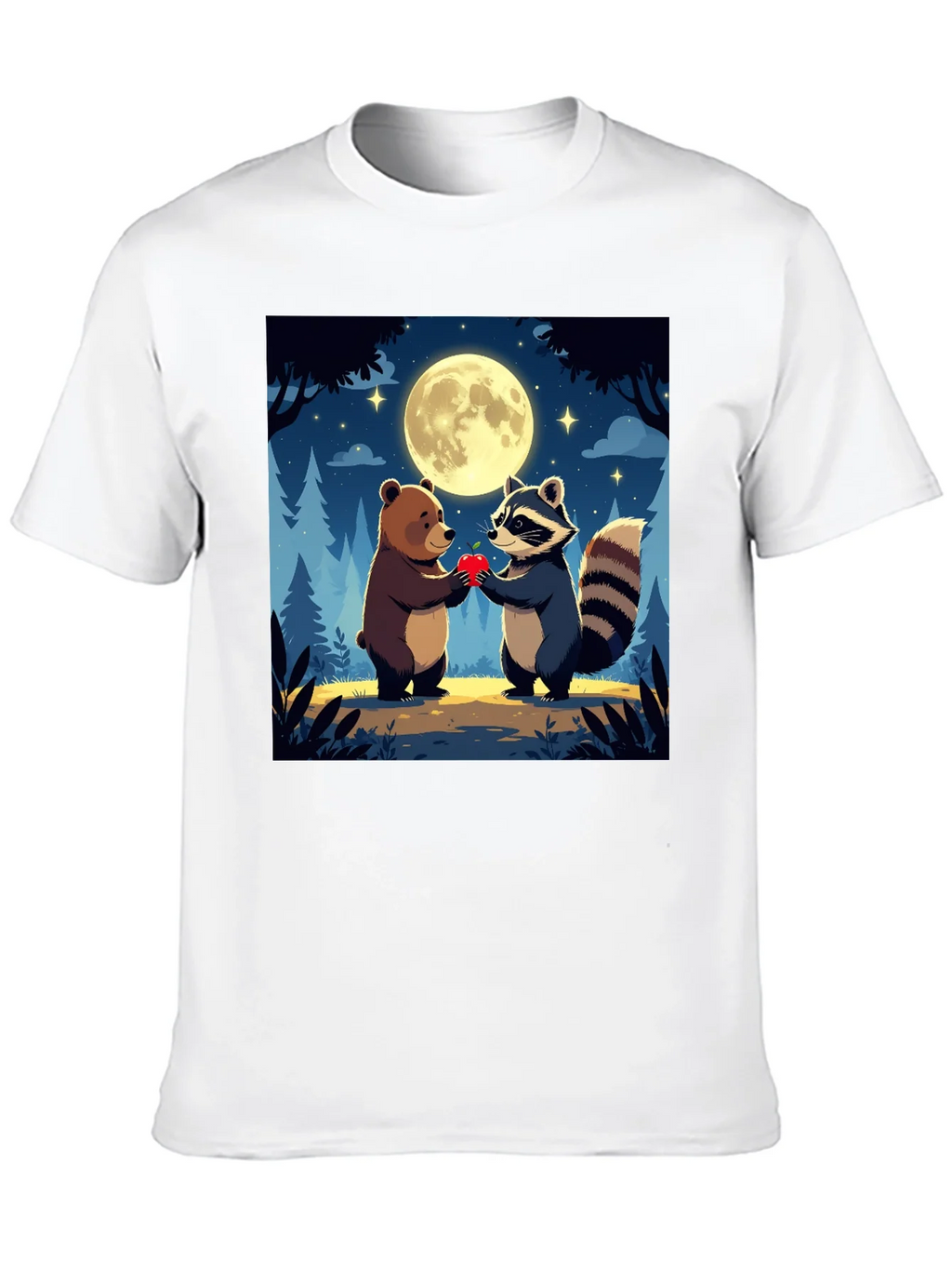 Bear & Raccoon Love T-Shirt product image 9