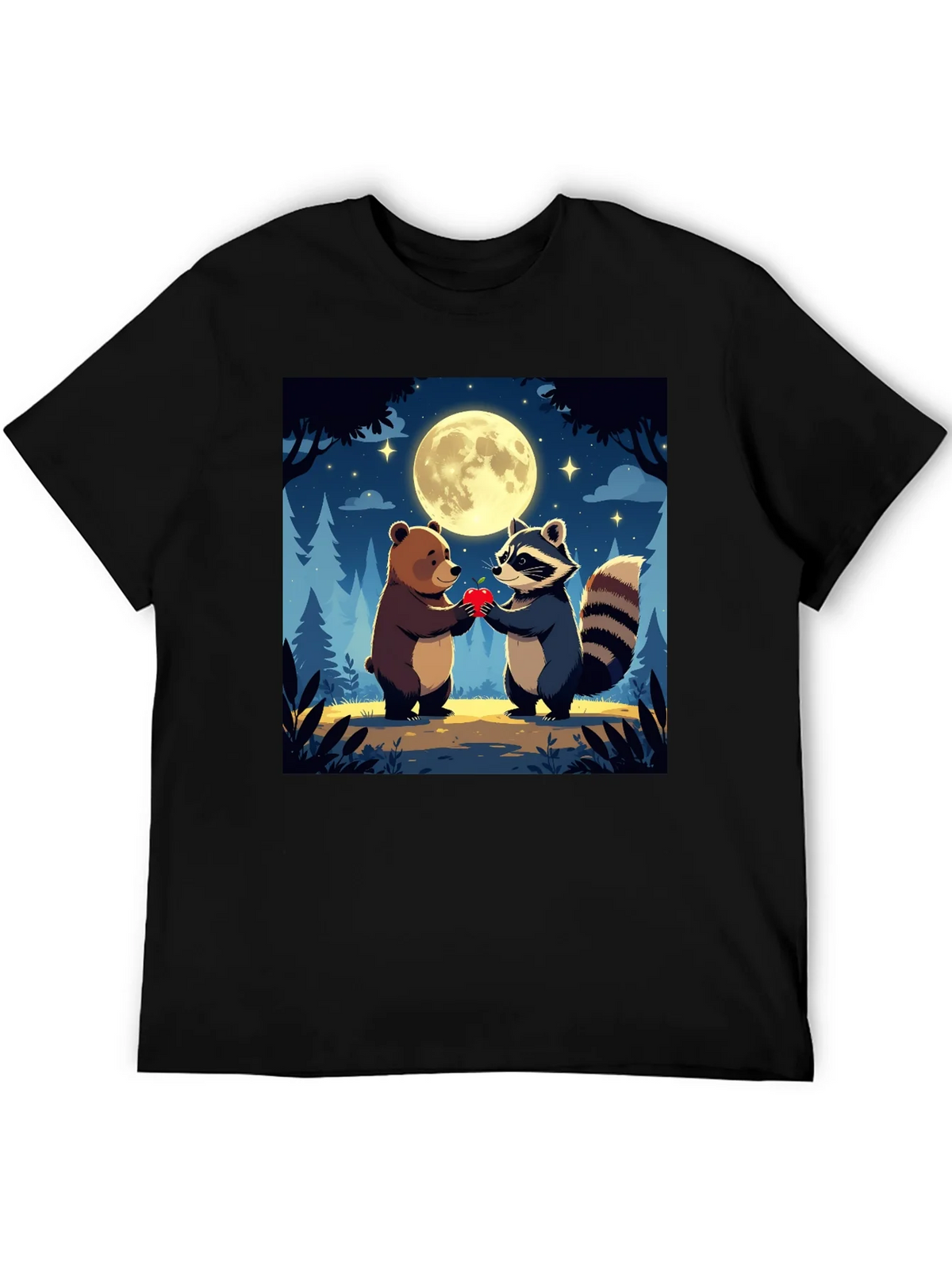 Bear & Raccoon Love T-Shirt product image 5