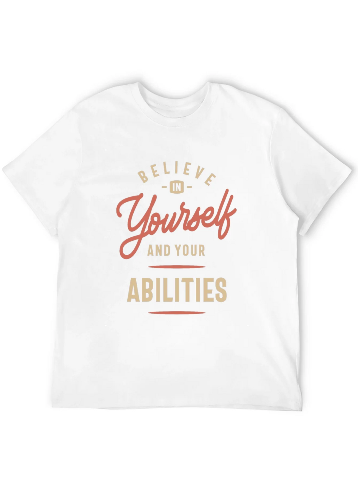 Believe in Yourself Black Graphic T-Shirt product image 10