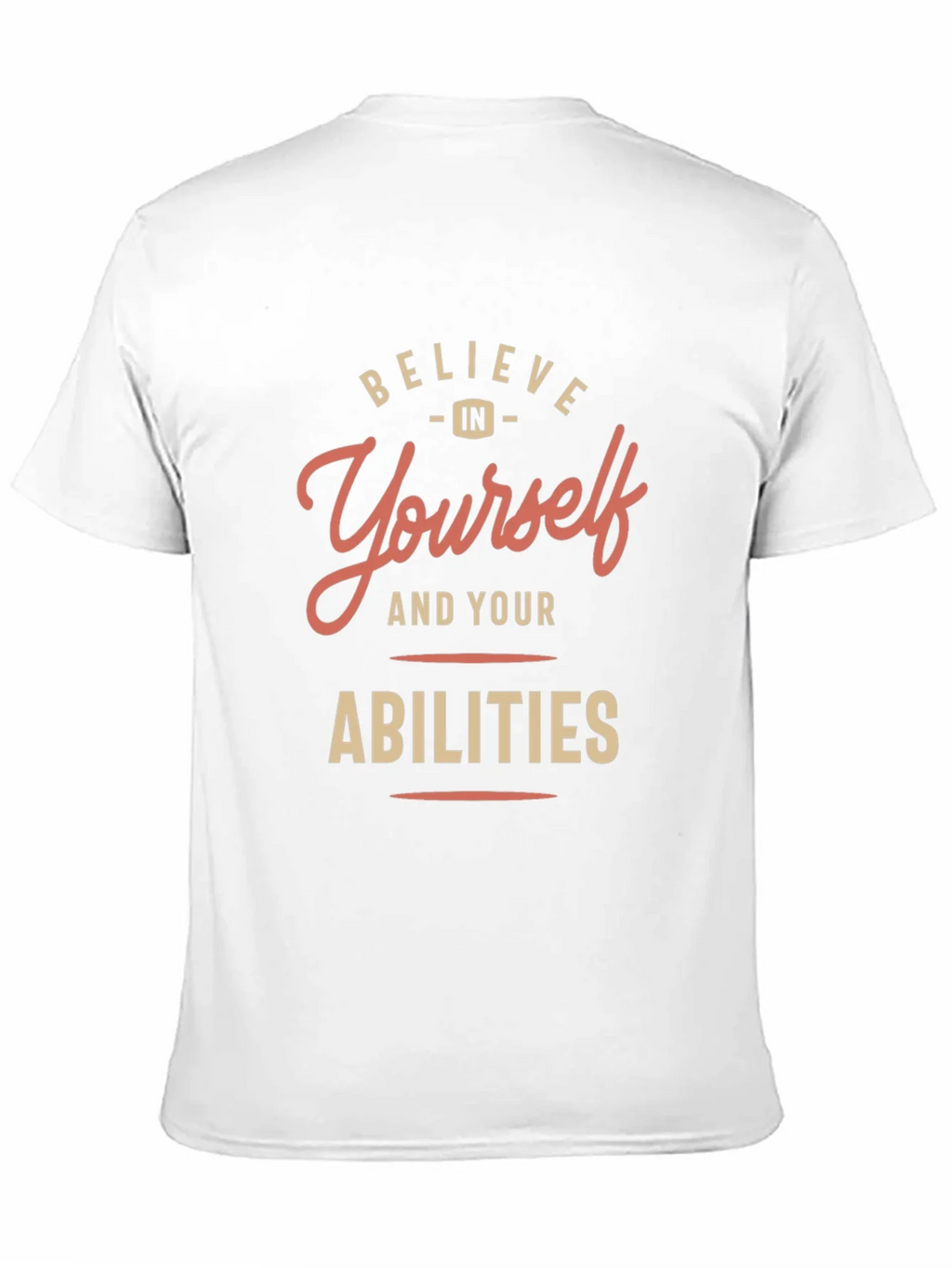 Believe in Yourself Black Graphic T-Shirt product image 9