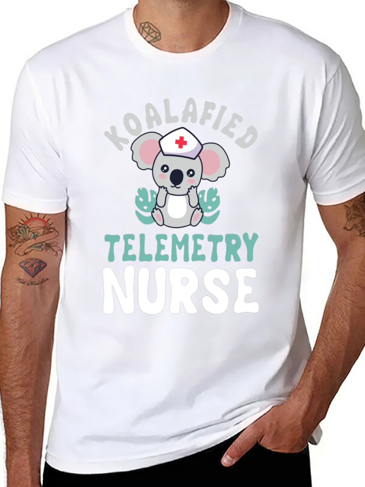 Koalafied Telemetry Nurse Graphic Tee product image 7