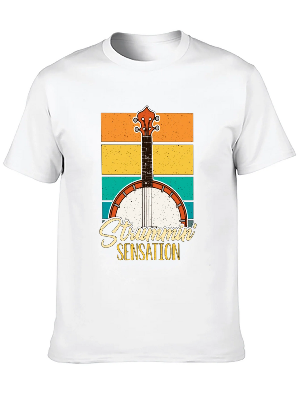 Strummin Sensation Retro Graphic Tee product image 4