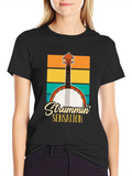 Strummin Sensation Retro Graphic Tee product image 1