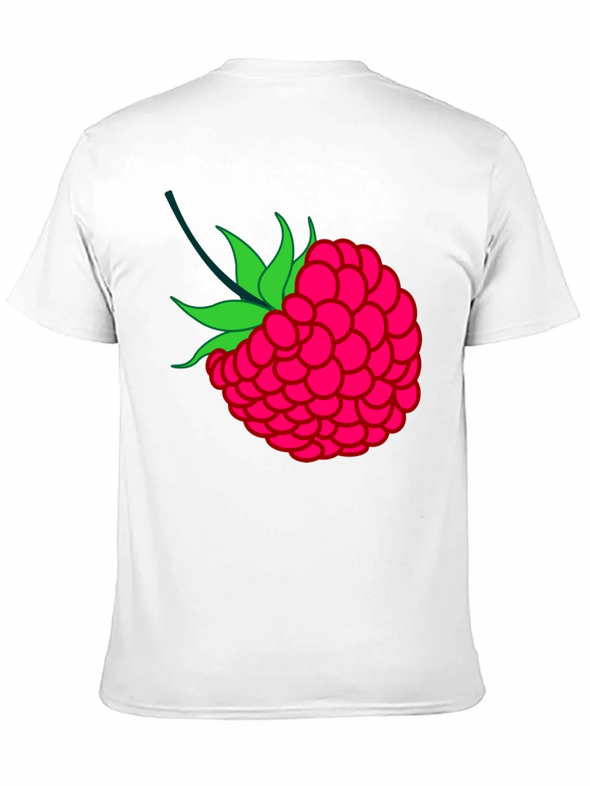 Raspberry Graphic Black T-Shirt product image 10