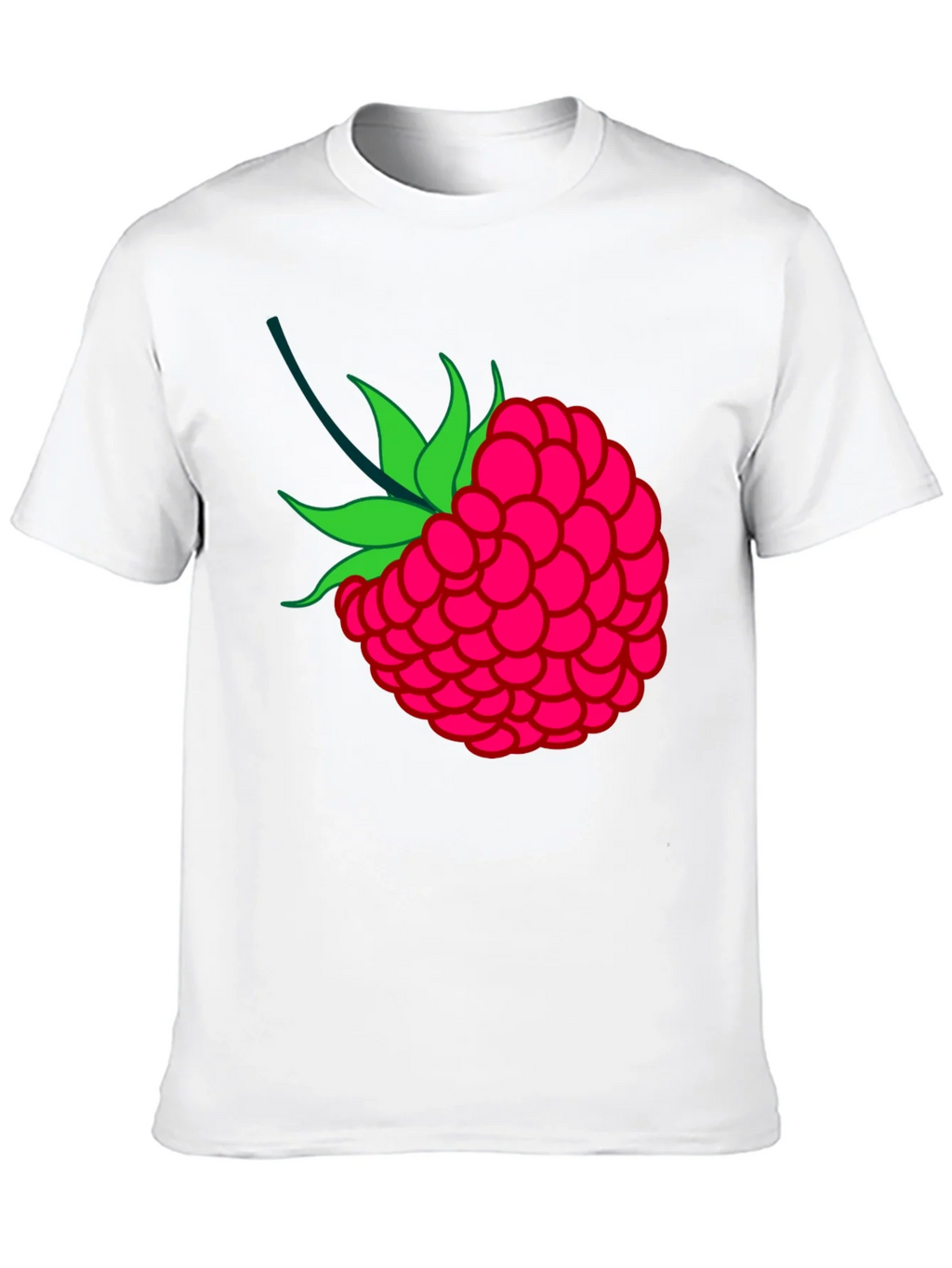 Raspberry Graphic Black T-Shirt product image 9