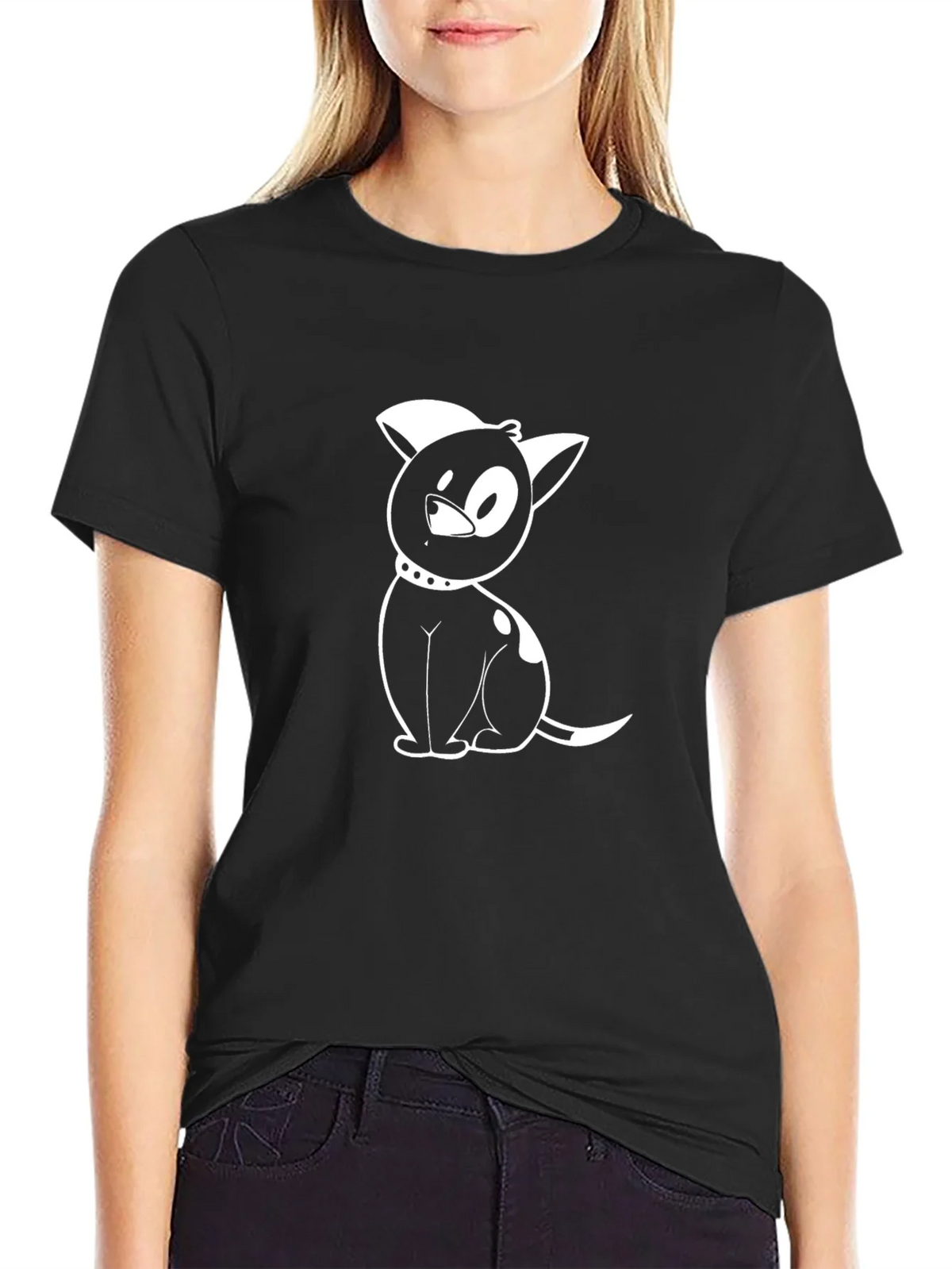 Cartoon Dog Graphic T-Shirt product image 2