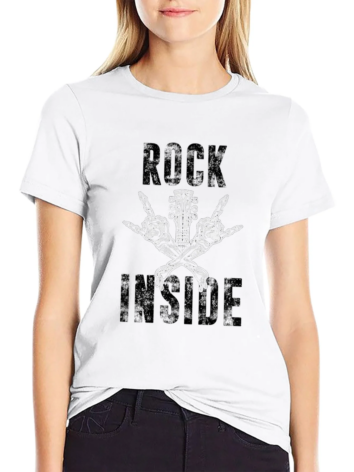 Rock Inside Graphic Tee - Black product image 6