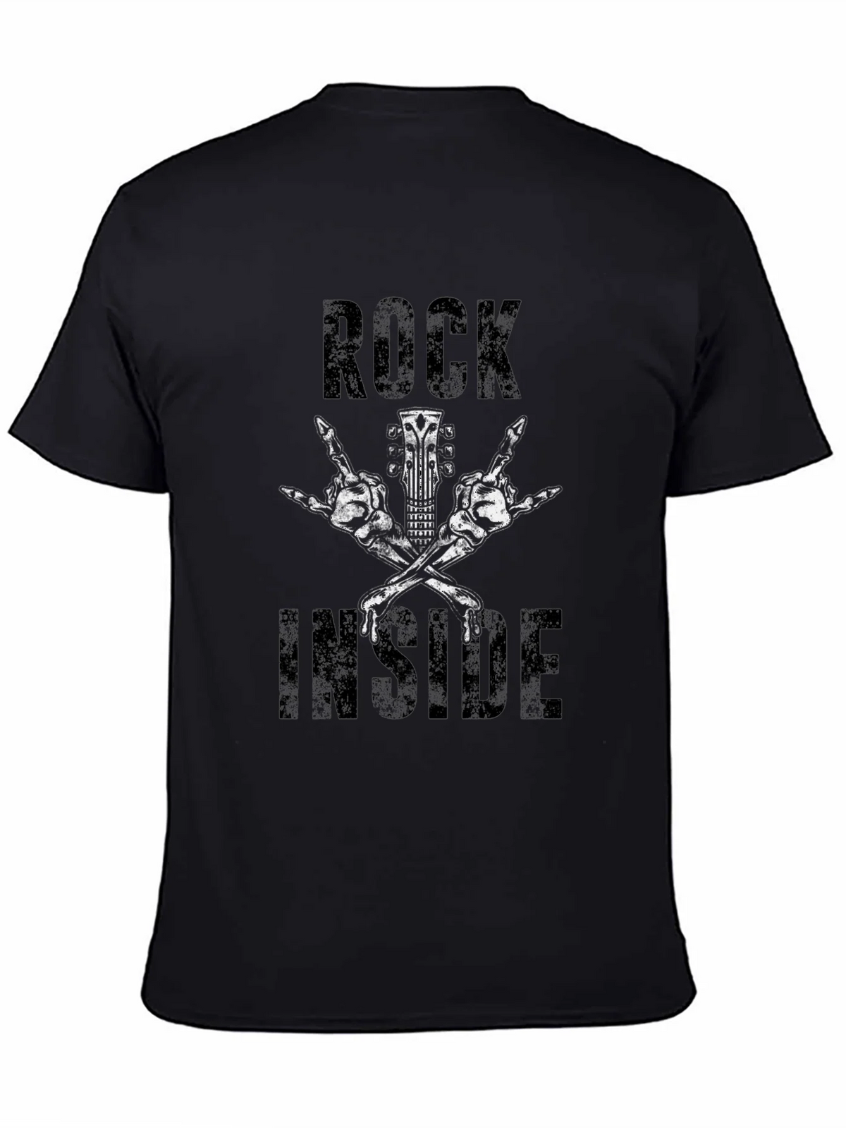 Rock Inside Graphic Tee - Black product image 4