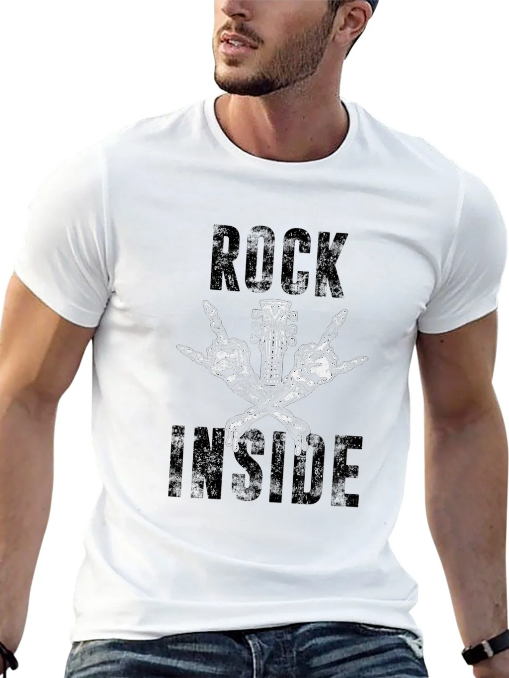 Rock Inside Graphic Tee - Black product image 10