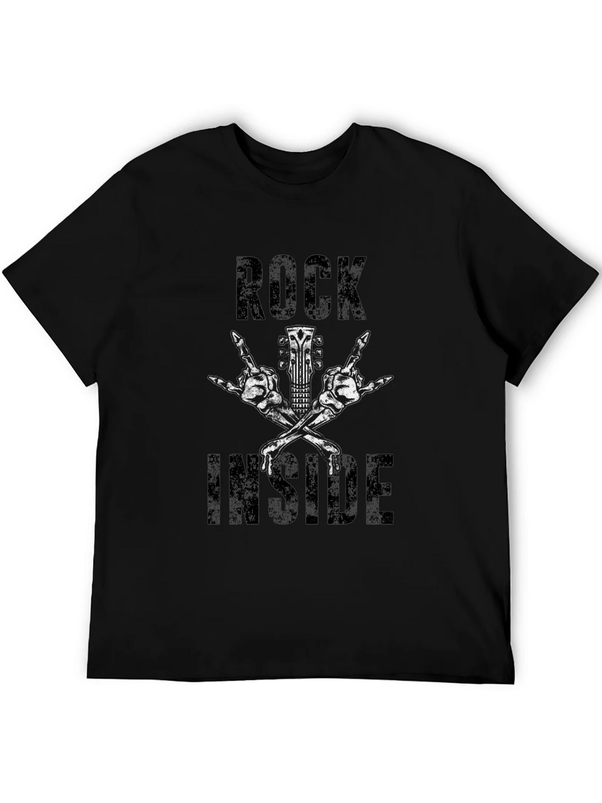 Rock Inside Graphic Tee - Black product image 5