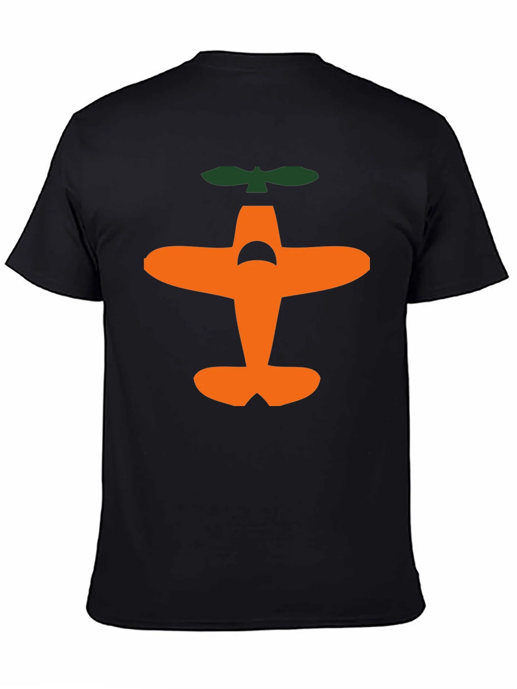 Airplane Graphic Tee - Black Cotton T-Shirt product image 4
