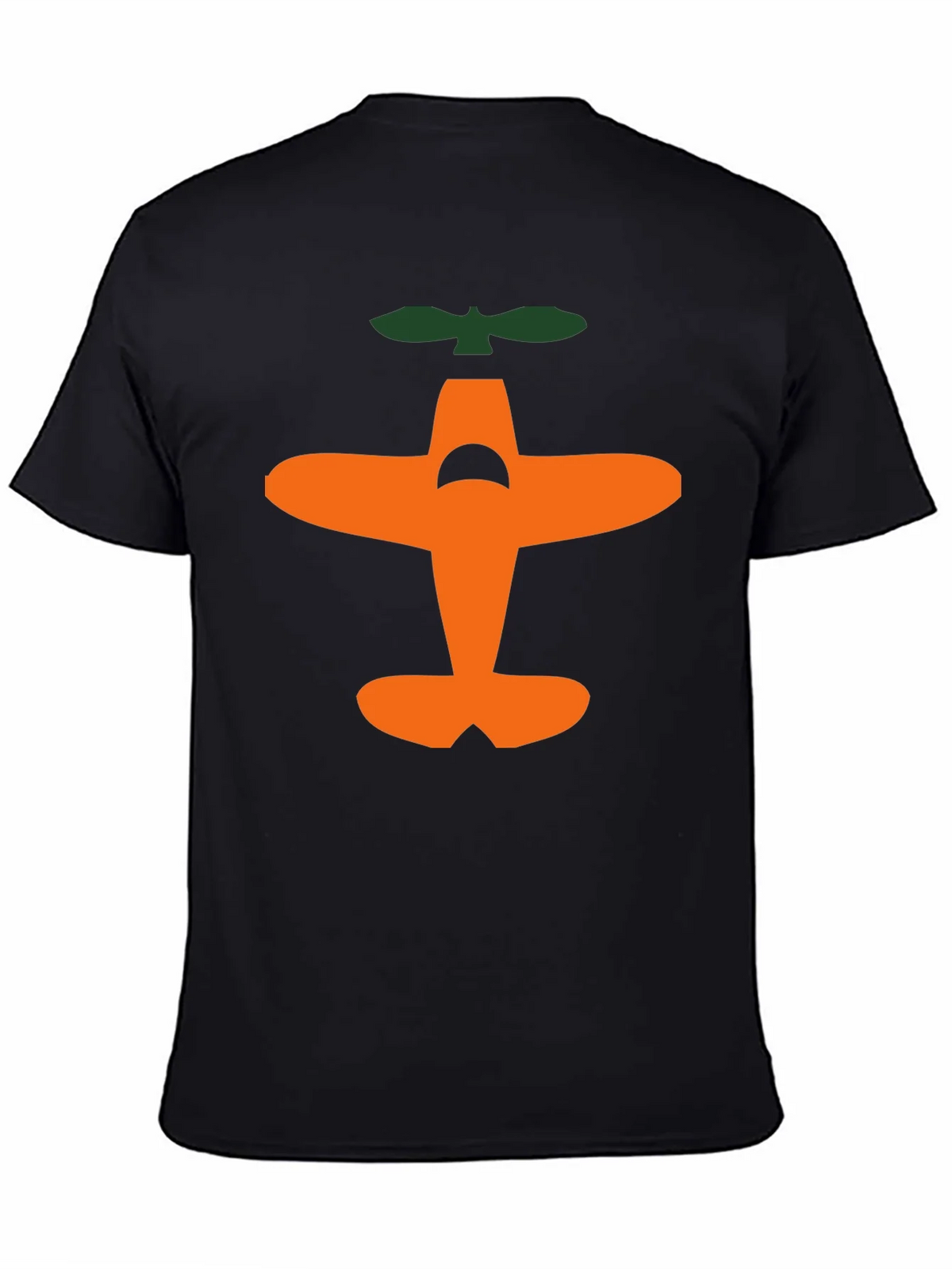 Airplane Graphic Tee - Black Cotton T-Shirt product image 4