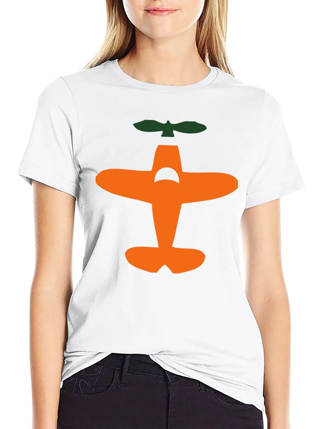 Airplane Graphic Tee - Black Cotton T-Shirt product image 8