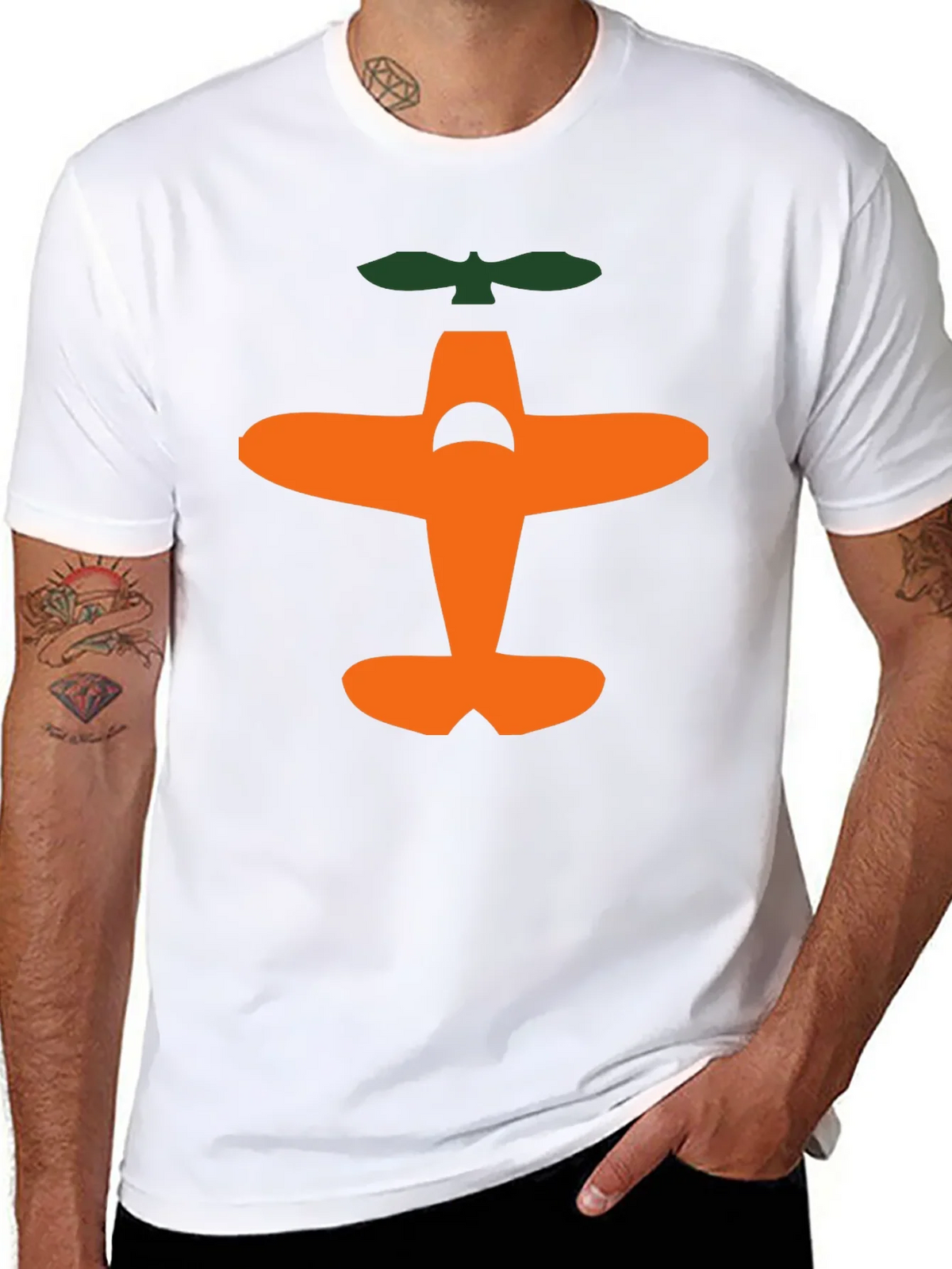 Airplane Graphic Tee - Black Cotton T-Shirt product image 7