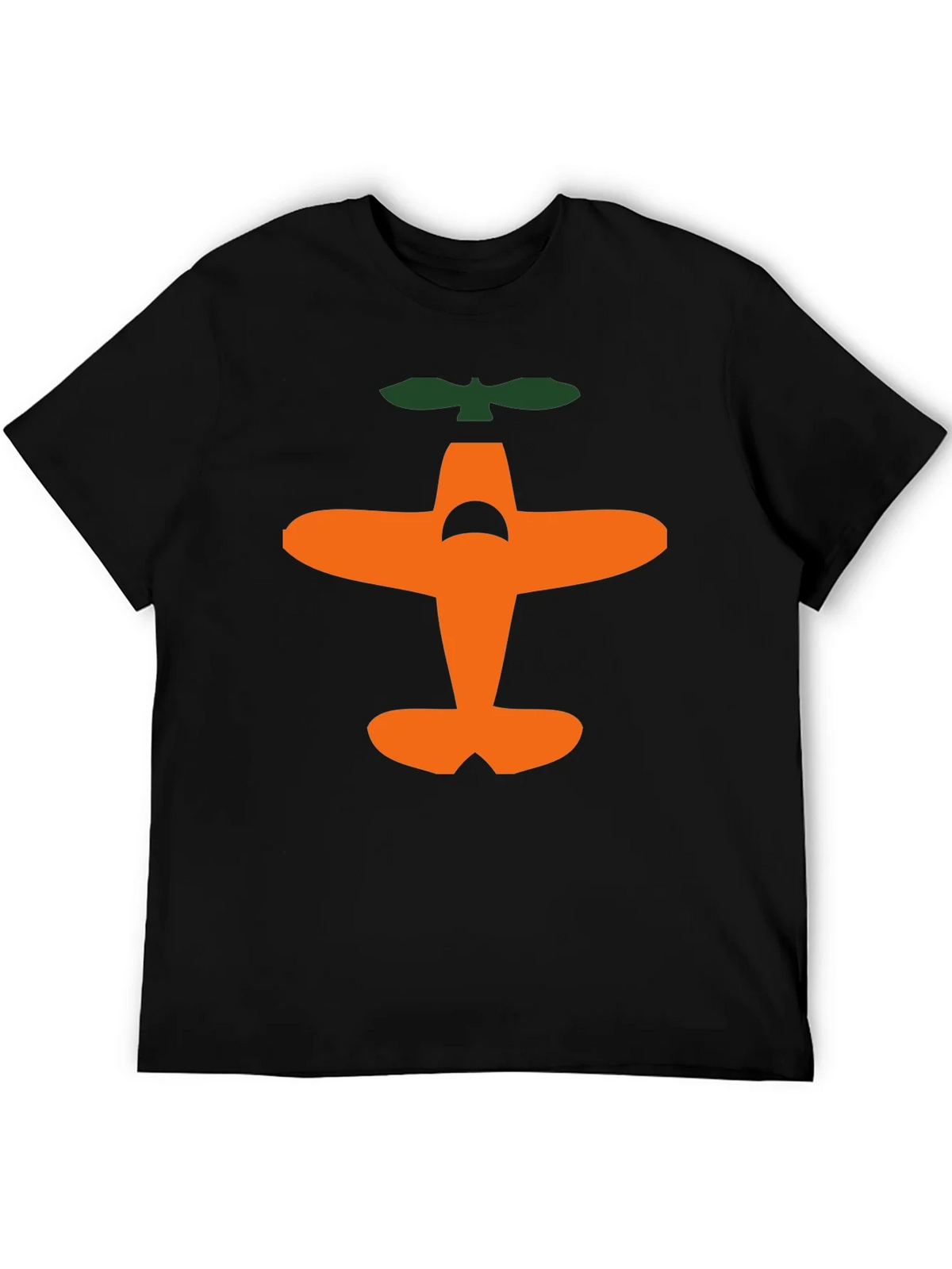 Airplane Graphic Tee - Black Cotton T-Shirt product image 5